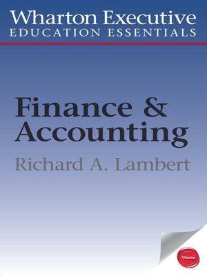 cover image of Wharton Executive Education Finance & Accounting Essentials